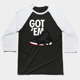 AJ 13 Retro Playoffs Sneaker Baseball T-Shirt